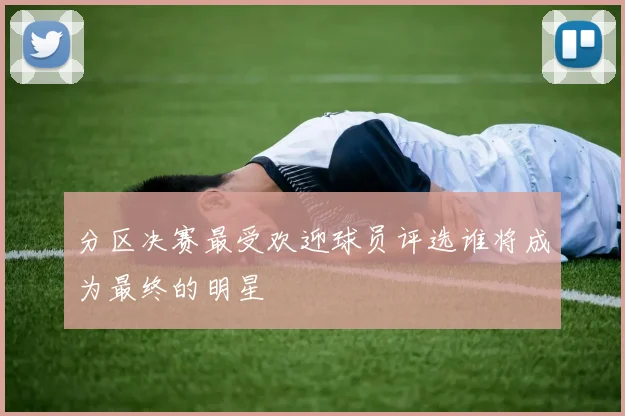 分区决赛最受欢迎球员评选谁将成为最终的明星